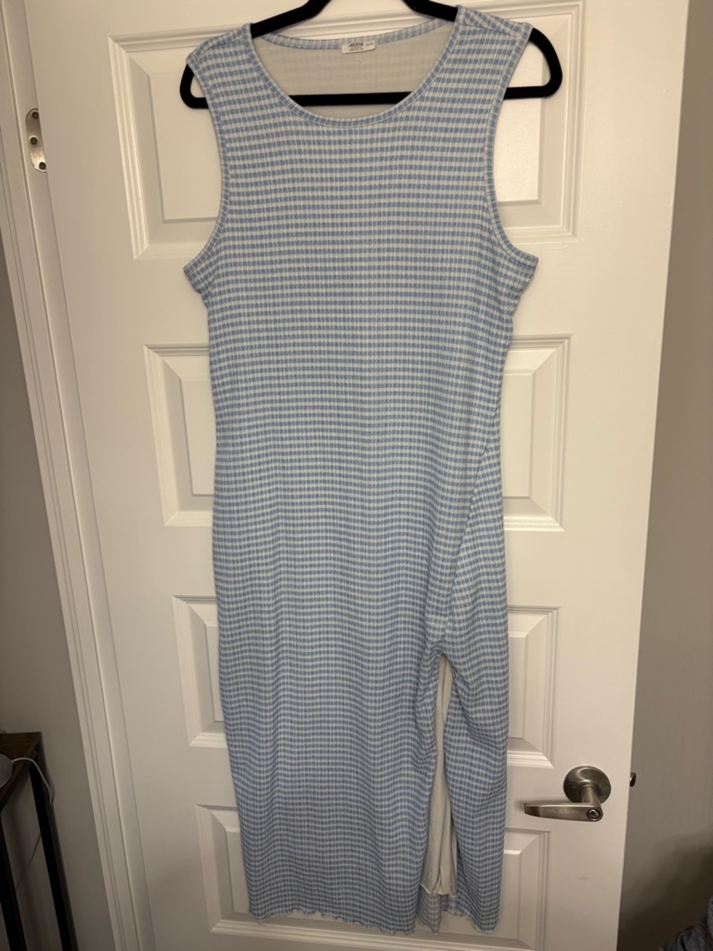 Ardene Light Blue Gingham Sleeveless Kids One-Piece